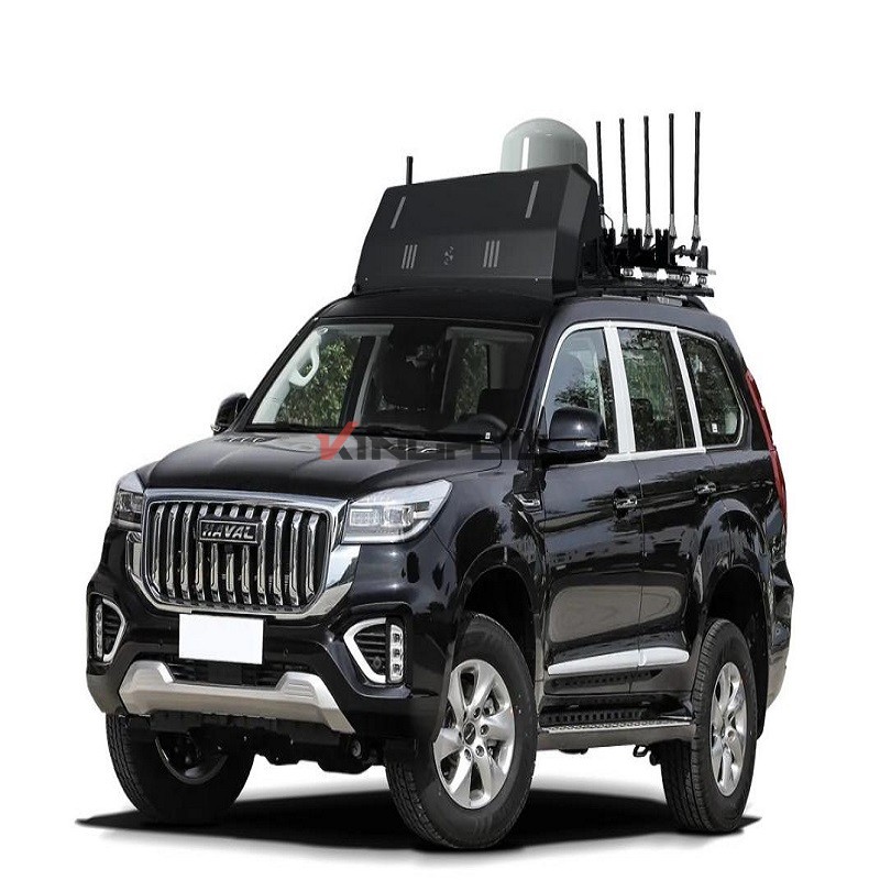 Vehicle-mounted reconnaissance and jamming integrated drone control system